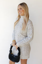 mode, tiffany turtleneck sweater dress
