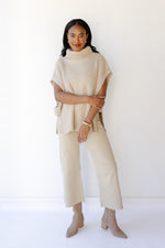 mode, theodora turtle neck vest