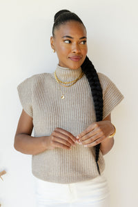 mode, simone power shoulder sweater