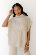 mode, theodora turtle neck vest