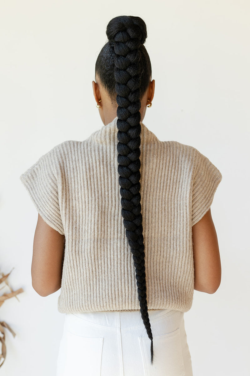 mode, simone power shoulder sweater