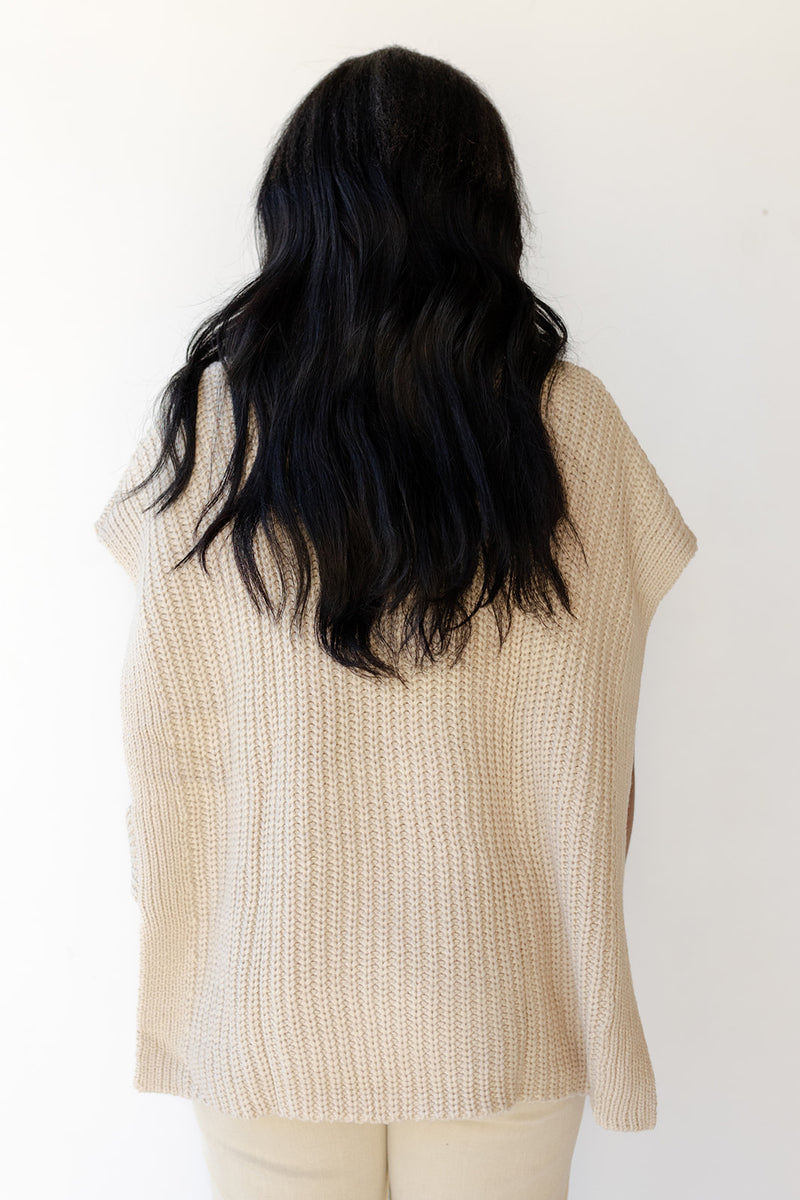 mode, theodora turtle neck vest