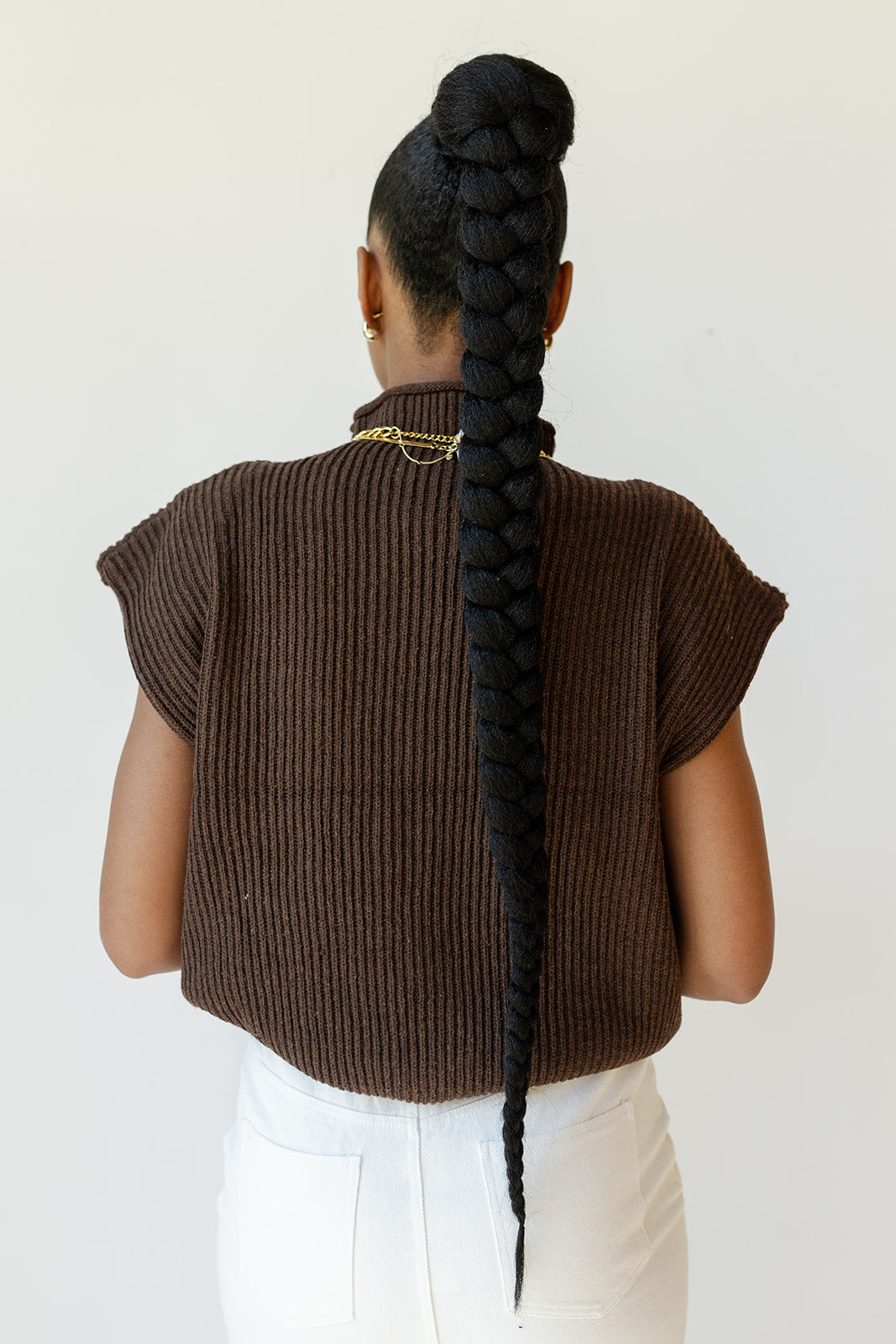 mode, simone power shoulder sweater