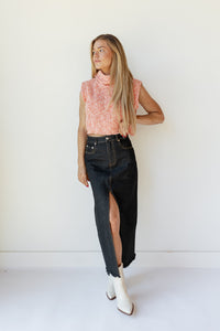 mode, tricia turtleneck sweater tank