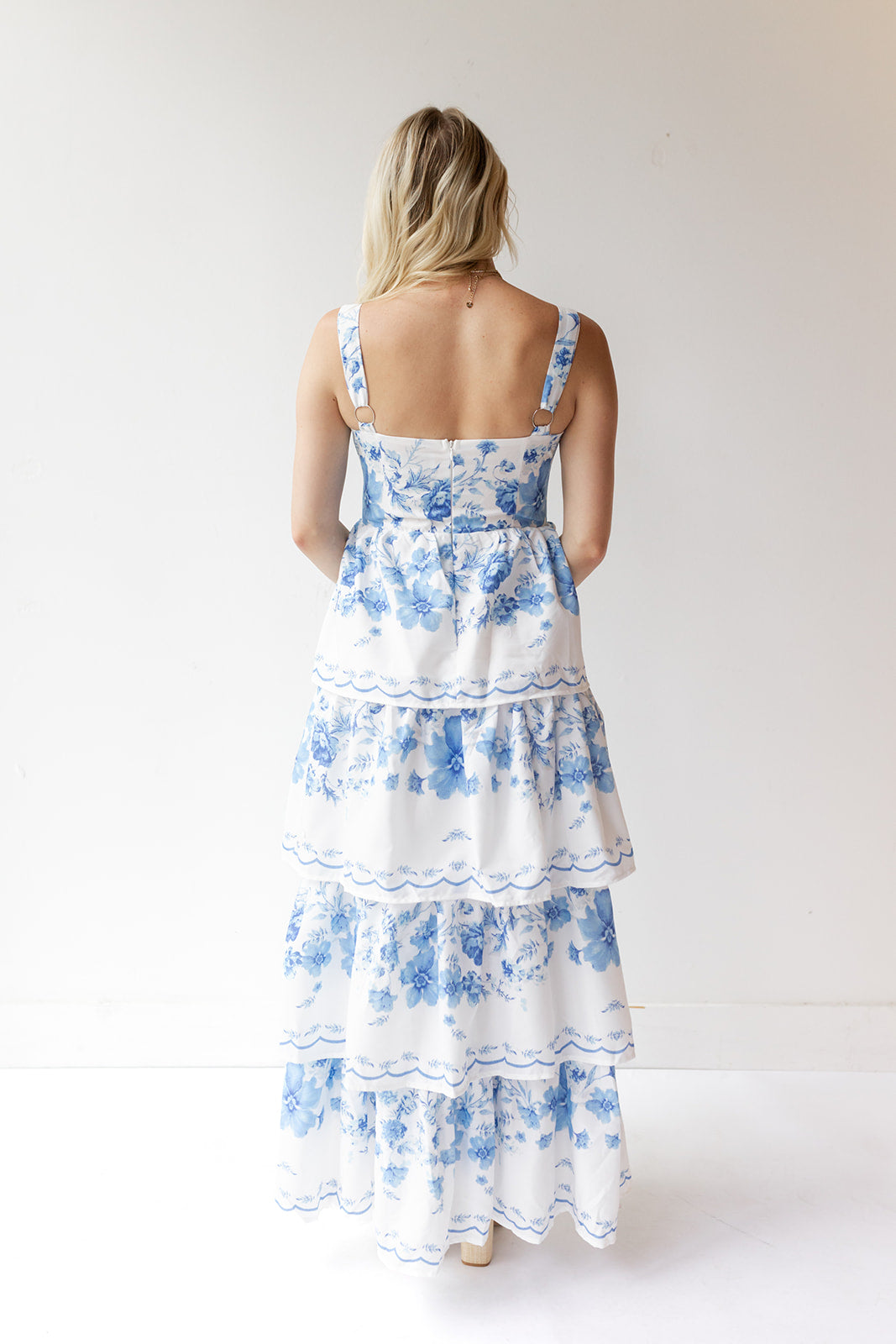 mode, lily floral maxi dress