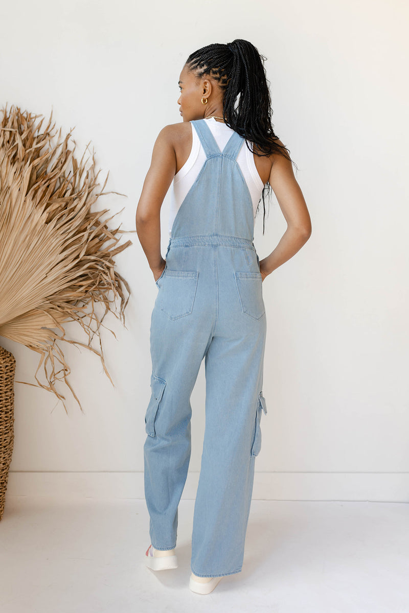 mode, camryn cargo jumpsuit