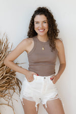 mode, aliya denim shorts