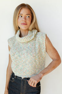 mode, tricia turtleneck sweater tank