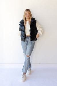 mode, zoya leather vest
