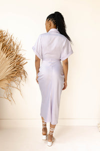 mode, rory midi tie dress