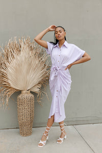 mode, rory midi tie dress