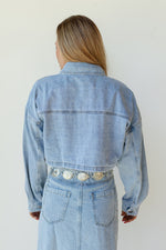 mode, quinn denim jacket