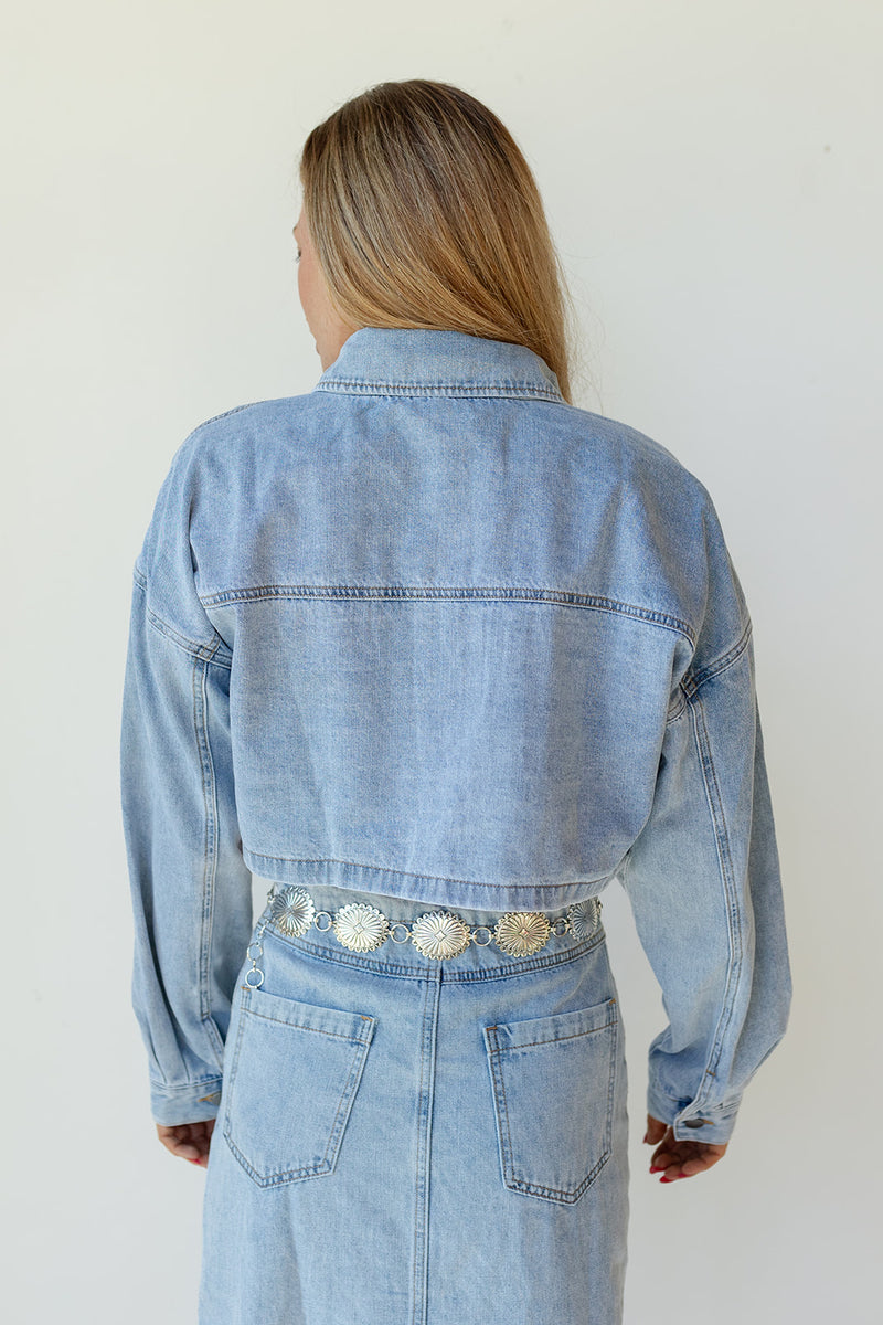 mode, quinn denim jacket