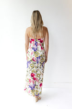 mode, fruit cut-out maxi dress