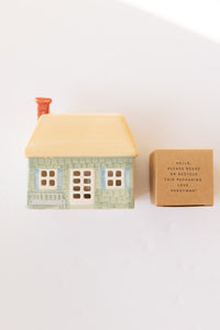 mode, incense + tea light, english cottage