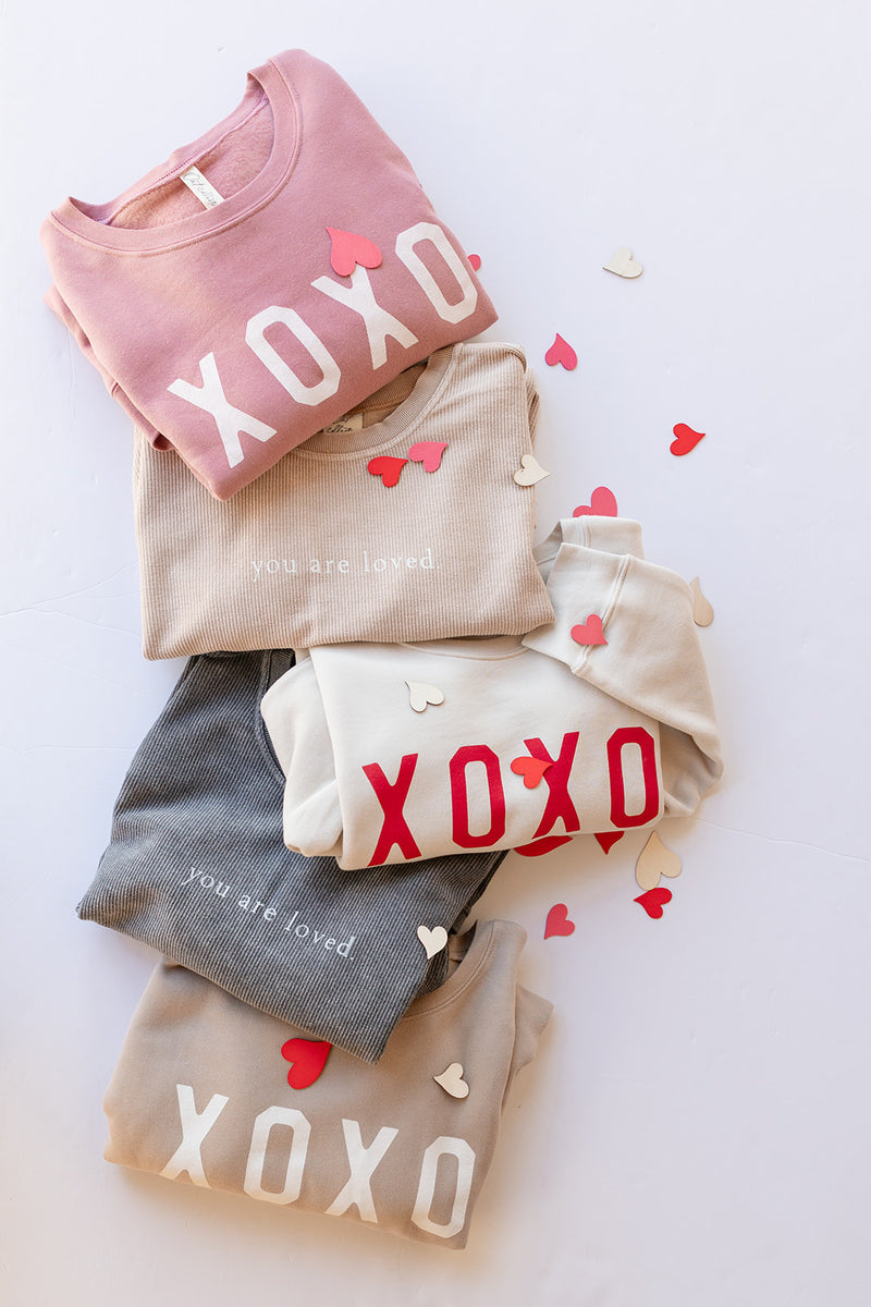 mode, xoxo sweatshirt