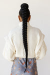 mode, holland high neck knit sweater