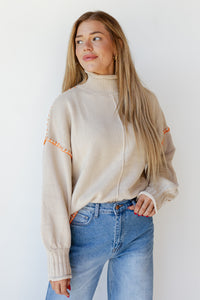 mode, cassandra mock neck sweater