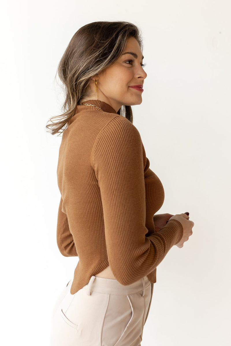 mode, zion mock neck top