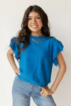 mode, melina ruffle top