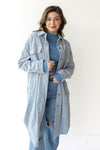 mode, long corduroy jacket