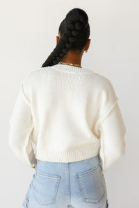 mode, nancy v-neck sweater