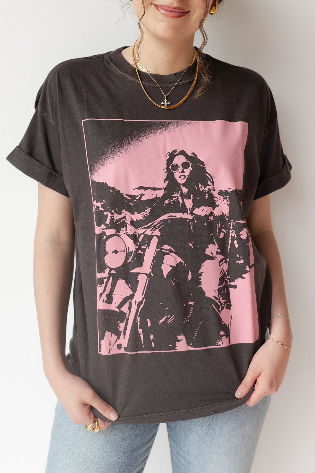 mode, rider t-shirt