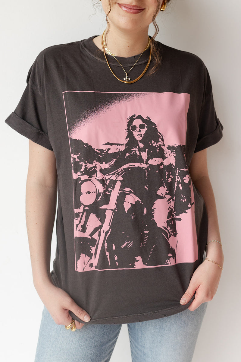 mode, rider t-shirt