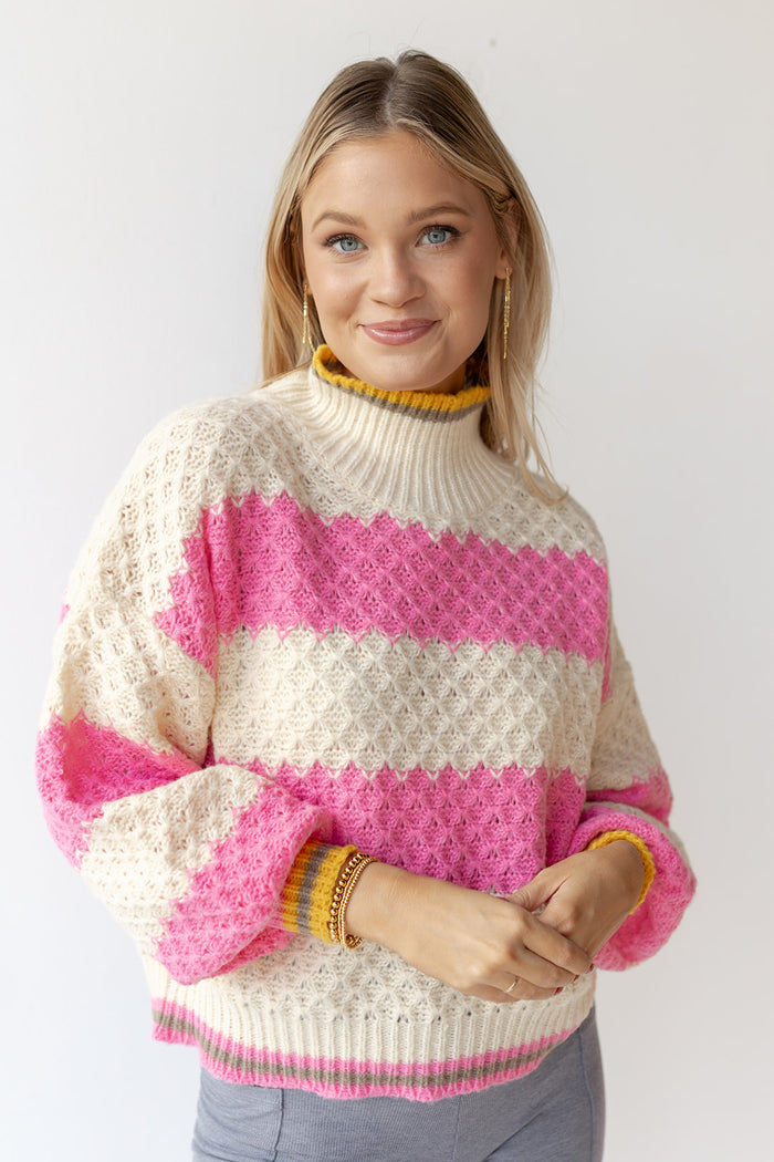 mode, hailee knit sweater