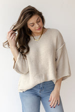 mode, denver dolman sleeve knit sweater