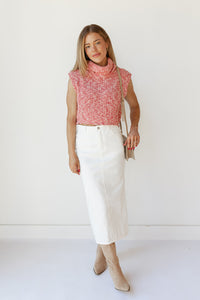 mode, tricia turtleneck sweater tank