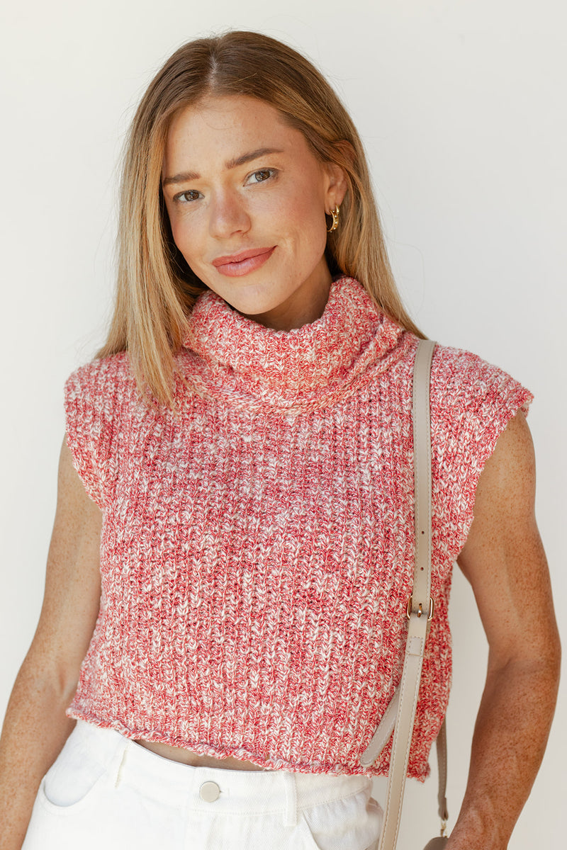 tricia turtleneck sweater tank