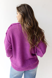 mode, delaney dolman sleeve boxy sweater