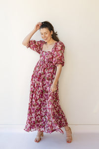 mode, paityn floral maxi dress