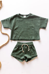 mode, forest waffle slouchy set