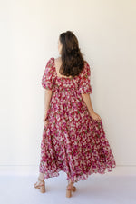 mode, paityn floral maxi dress