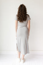mode, kendal jersey midi dress