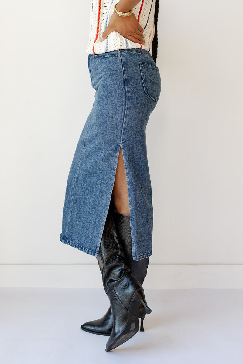 mode, countdown midi skirt