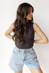 mode, wyatt ruched side tank