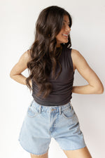 mode, wyatt ruched side tank