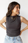 mode, wyatt ruched side tank