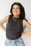 mode, wyatt ruched side tank