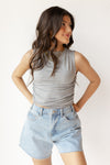 mode, wyatt ruched side tank