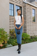mode, countdown midi skirt