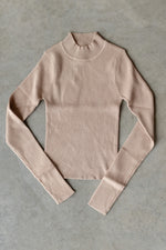mode, macie mock neck top
