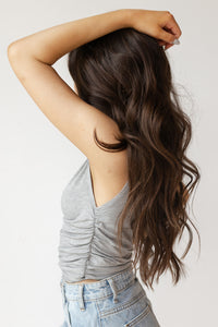 mode, wyatt ruched side tank