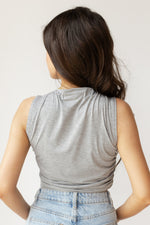 mode, wyatt ruched side tank