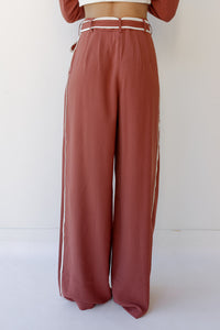 mode, bexley belted trousers