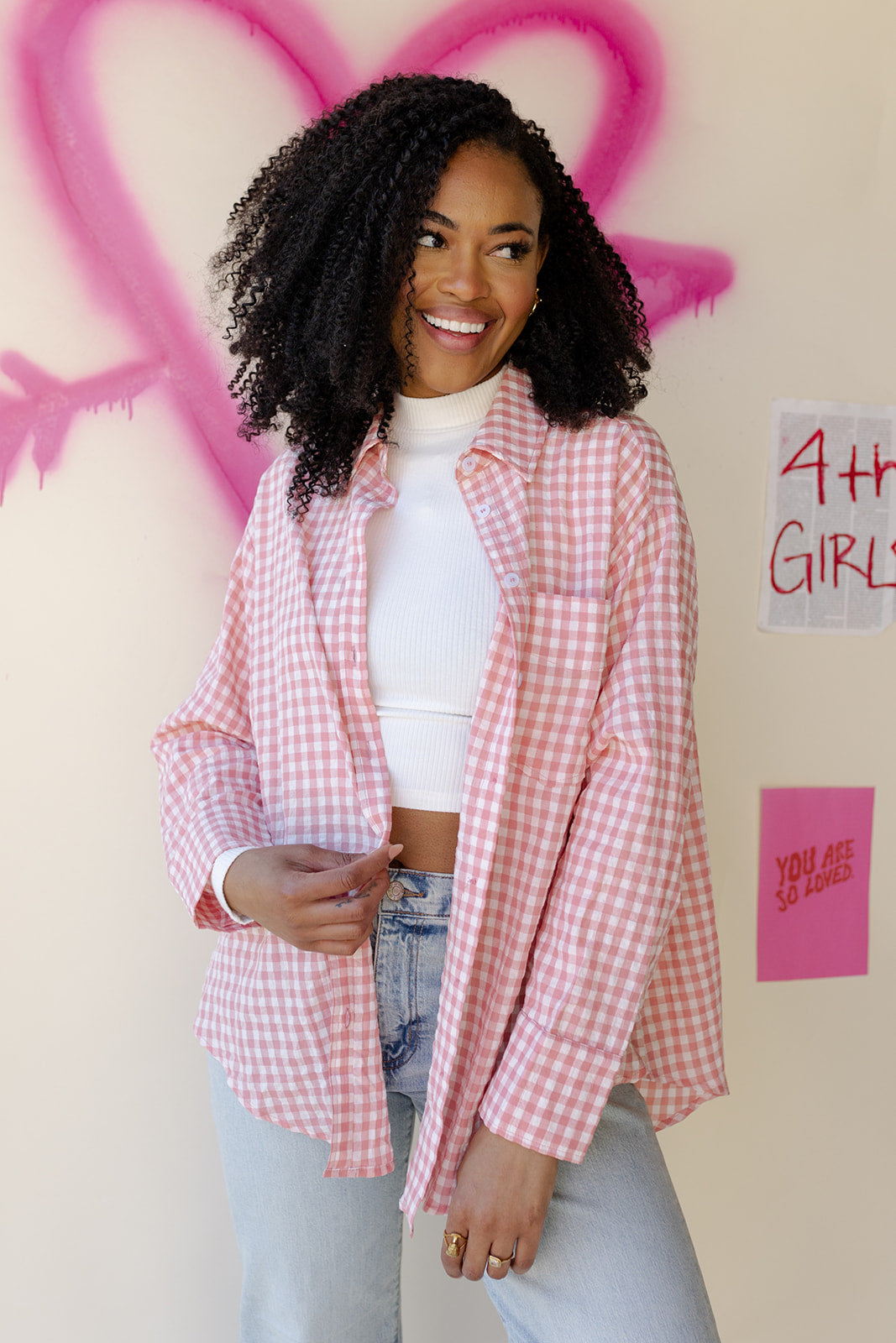 mode, willow button down