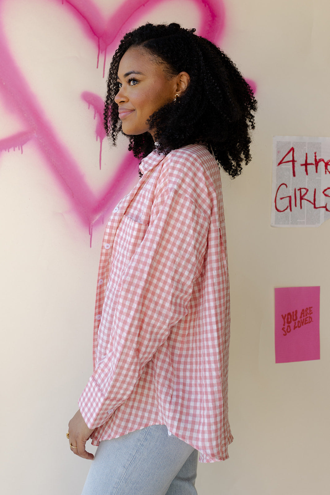 mode, willow button down